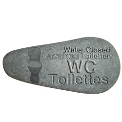 Sticker pour toilettes - Enseigne