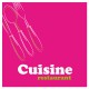 Sticker cuisine restaurant