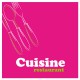 Sticker cuisine restaurant