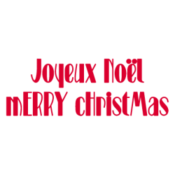 Deco pour Noel - Joyeux Noel - Merry Christmas