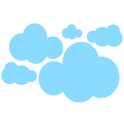 Stickers nuages
