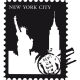 Sticker New York - Stamps