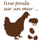 Stickers cuisine - Stickers kit poule