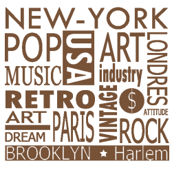 Sticker New-York - Stickers Textes