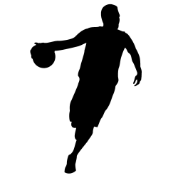 Sticker basketball - Joueur n1