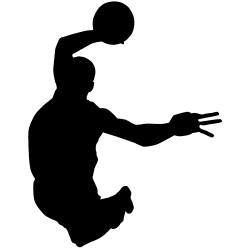 Sticker Basketball - Joueur n 4