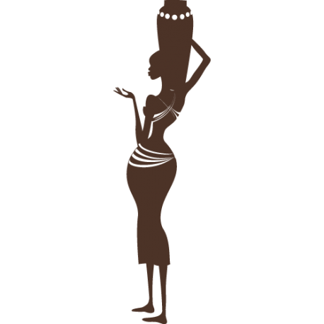 Sticker africain - La femme africaine