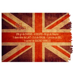 Stickers drapeau anglais vintage