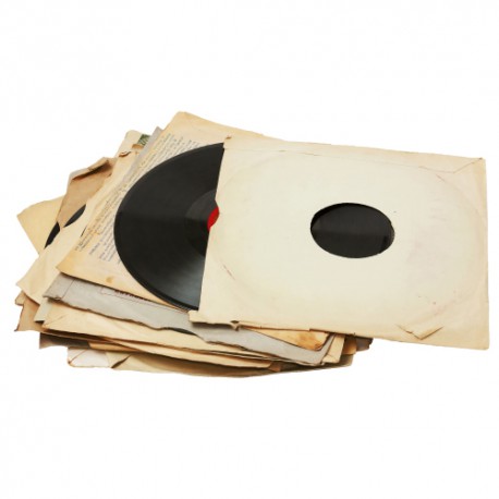 Sticker retro - Les vinyles