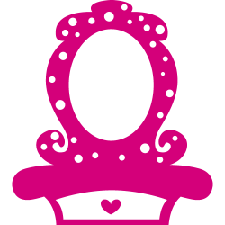 Sticker princesse - Miroir