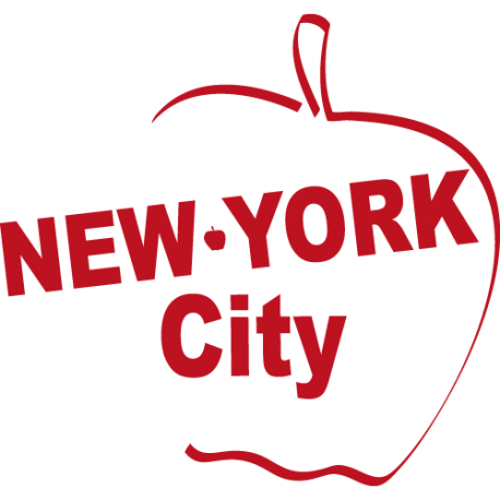 Stickers New York la Pomme