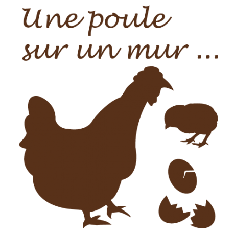 Stickers animaux - Stickers poule