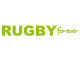 Stickers rugby texte Rugby forever