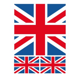 Kit stickers drapeau anglais
