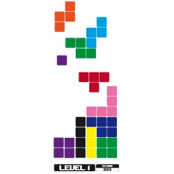 Stickers muraux jeux de tetris
