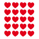 Stickers coeurs de st valentin
