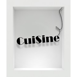 Sticker niche pour cuisine 3D