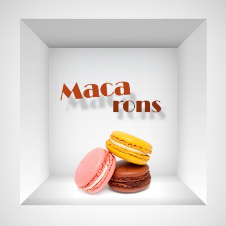 Stickers niche macarons