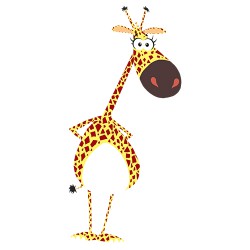Sticker Madame Girafe