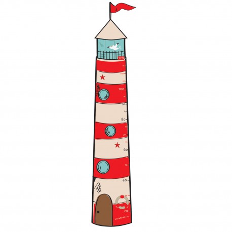 Sticker toise phare