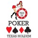 Stickers Poker Kit Texas