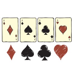 Sticker kit jeu de cartes