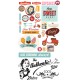 Kit GEANT de stickers r'tro