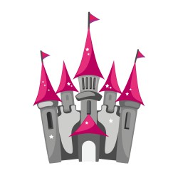 Sticker Chateau de princesse