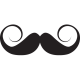 Stickers de meuble : moustache