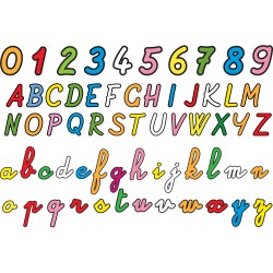 Sticker enfant : j'apprends l'alphabet