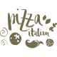 Stickers pizza et ingrédients