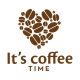 Sticker graphique grains de café