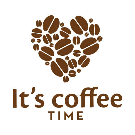 Sticker graphique grains de café