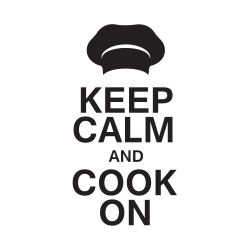 Sticker keep calm pour cuisine