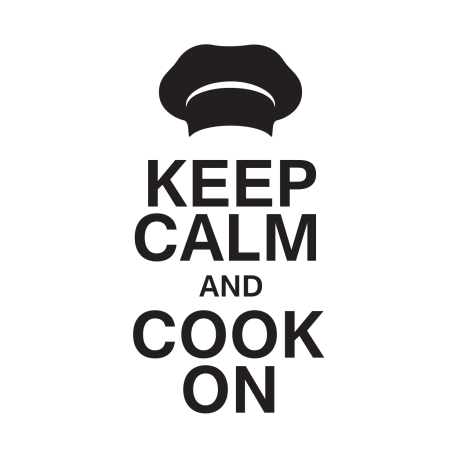 Sticker keep calm pour cuisine