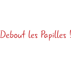 Sticker debout les papilles