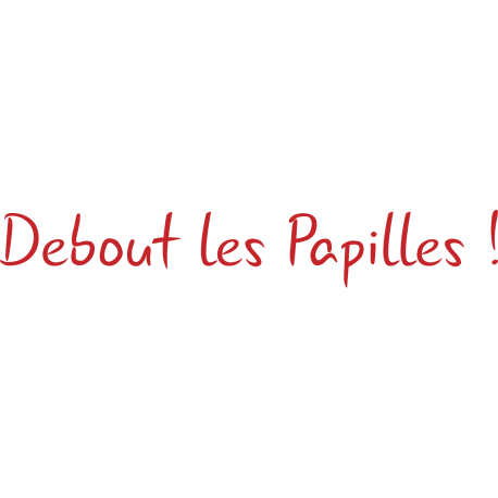 Sticker debout les papilles