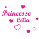 Stickers fille prénom et princesse