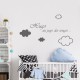 Autocollants personnalisables chambre bébé 