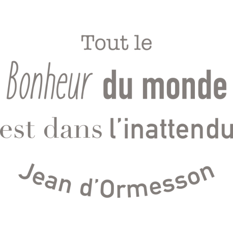 Sticker de citation célèbre