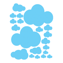 Stickers petits nuages