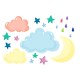 Stickers Trois nuages et plus