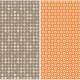 Planche adhésifs retro orange et brun