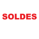 Sticker texte Soldes vitrine