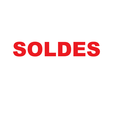 Sticker texte Soldes vitrine