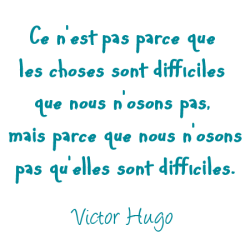 Sticker citation Victor Hugo