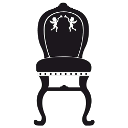 Sticker Baroque - Chaise Marie Antoinette