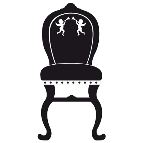 Sticker Baroque - Chaise Marie Antoinette
