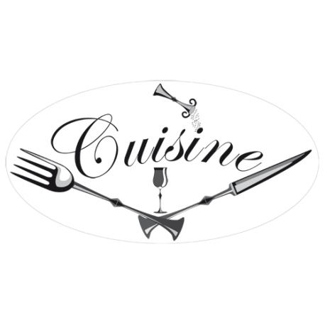 Sticker enseigne de cuisine