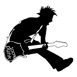 Sticker guitariste